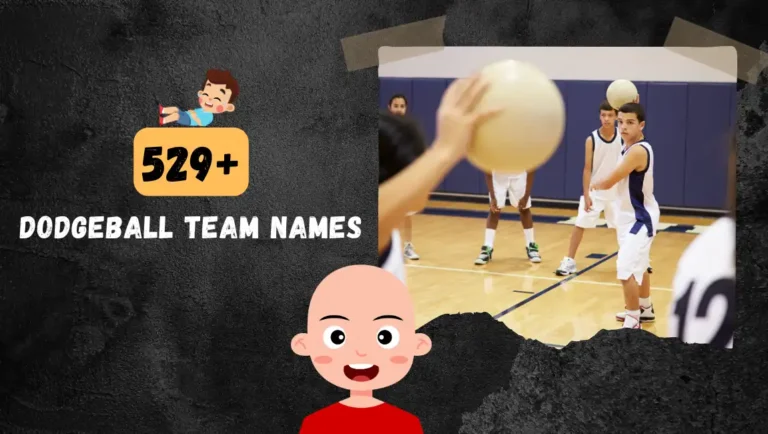 529+ Cute & Funny Dodgeball Team Names For School Girls & Teachers.