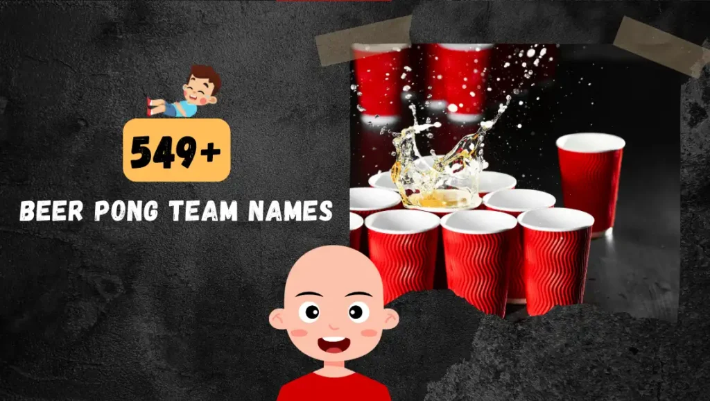 Beer Pong Team Names Featured Image