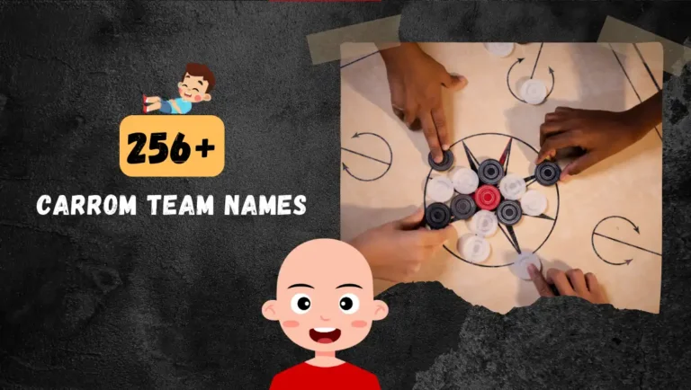 256+ Carrom Team Names (Unique, Clever, Catchy and Funny Ideas.