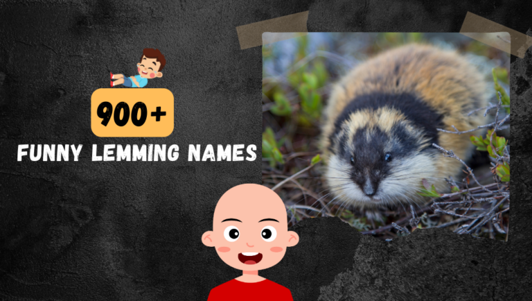 900+ Funny Lemming names