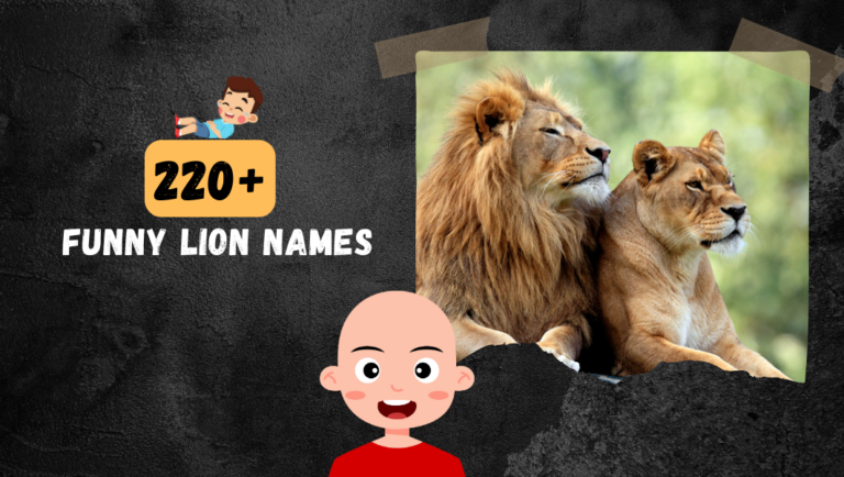 220+ Funny Lion names: Unique & Mythical Ideas For Your Pet King Lion!