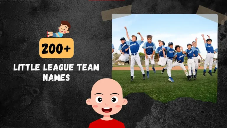 200+ Funny Little League Team Names