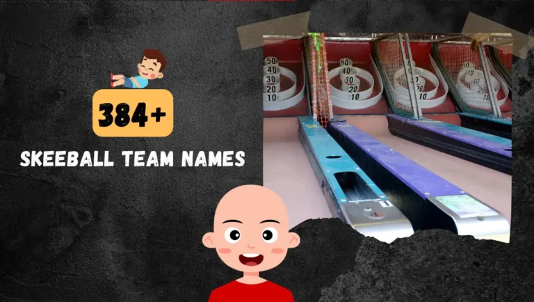 384+ Skeeball Team Names (Unique, Funny & Famous Ideas)