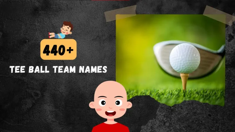 440+ Funny Tee Ball Team Names to Inspire Your Squad